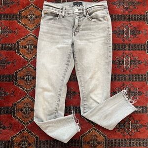 Lucky Brand Ava Mid Rise Skinny Jeans 4/27 Charcoal Grey Black